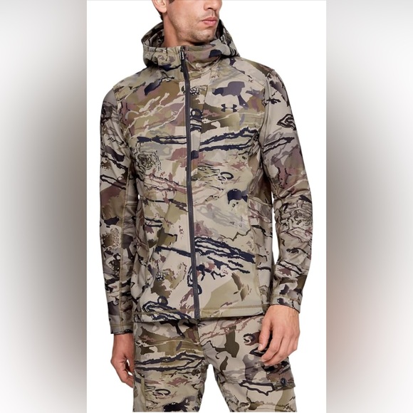 NWT Mens Under Armour RidgeReaper Barren ColdGear Reactor Base Hybrid Jacket 3XL - Picture 3 of 14